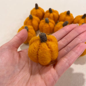 Felt Pumpkins - Marigold